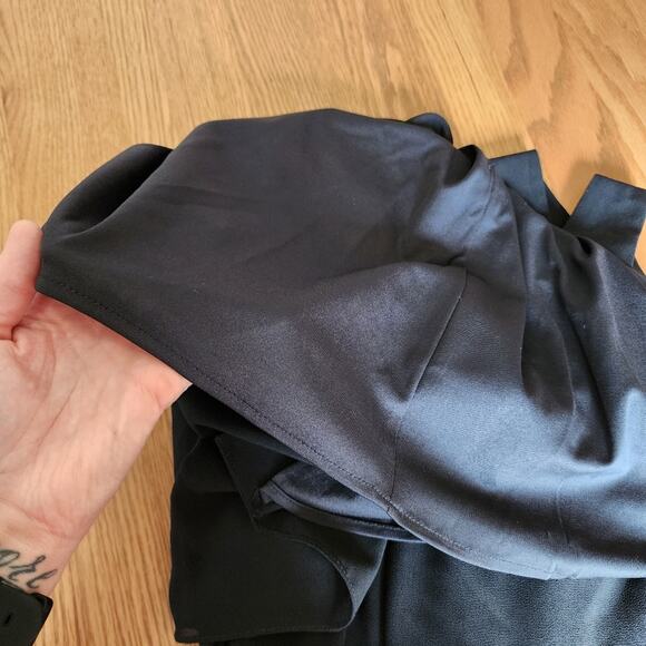 Vintage Patra Sleeveless Maxi Dress Black Size 16 - Picture 10 of 12